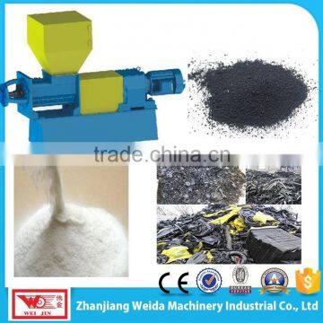 With warranty plastic rubber crusher rubber powder machine
