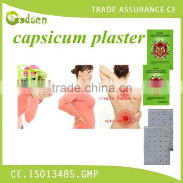 OEM /ODM service herbal medical with aromatic smell pain relieving capsicum plaster/patch