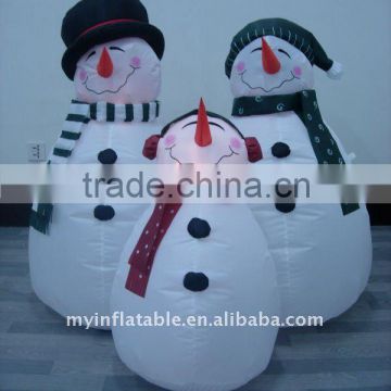 christmas inflatable snowman set