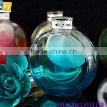 100ml colorful glass perfume bottles in round