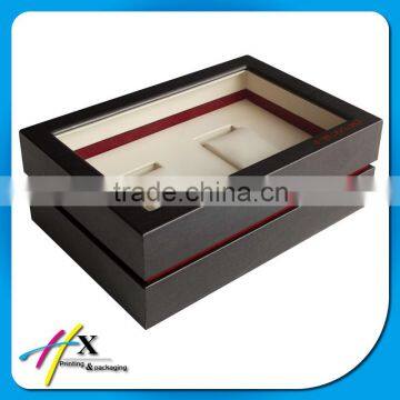 Top & Bottom Wooden Watch Box