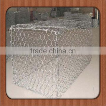 high quality galvanized gabion baskets / galvanized PVC coated gabion mesh