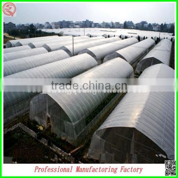 Double layer high tunnel plastic film greenhouses for flower/vegetable growing