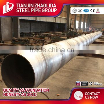 China origin SSAW carbon steel sprial pipe and black steel spiral pipe