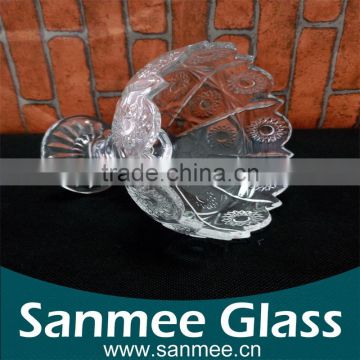 Large Size Round Shape Glass Ice Cream Cup