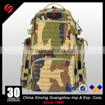 Laser Cutting Hot Sell Molle Nylon Webbing Camouflage Backpack Military Army Backpack