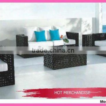 rattan sofa set with square arms