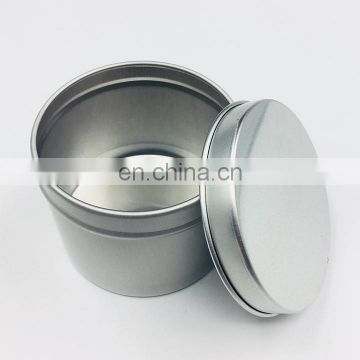 Factory supply canned scented travel candle round aluminum tins