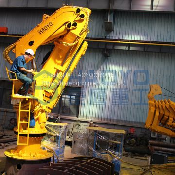 Top Lift Weight 1 ton to 10ton Customized Foldable Knuckle Marine crane for sale