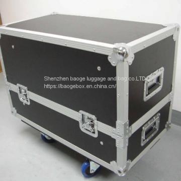 Saxophone Flight Case Adjustable 60 65 Inch Led  Plasma Tv Flight Road Case 