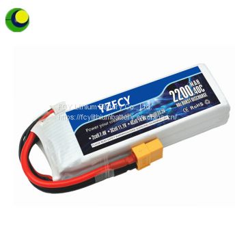 China Model rc aircraft 803496 battery pack 22.2V 2200mAh lithium polymer battery for toy helicopter