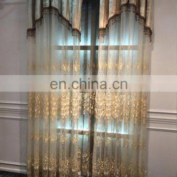 Ready made european style curtains turkish curtains for living room