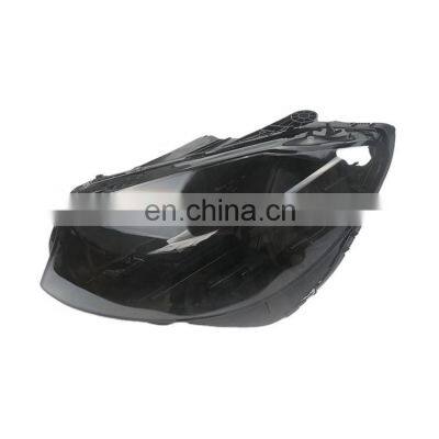 PORBAO Black Border Transparent Headlight Lens Cover for W205 C180/C200/C250/C300 15-18 Year