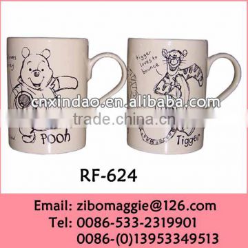 U Shape Colored Promotion Porcelain Personalized Water Drinking Cups Disposable with Good Quality