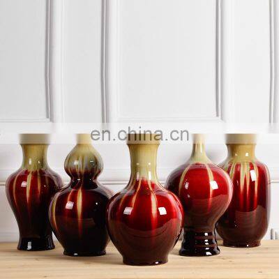 Large Chinese Traditional Ceramic Chinese Floor Vase For Centerpieces Wedding