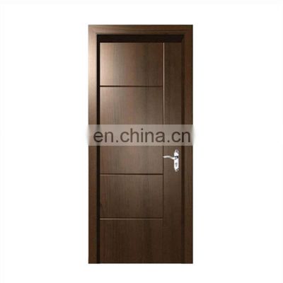 modern latest design solid wood soundproof interior doors for houses bedroom prehung walnut best flush single french wooden door