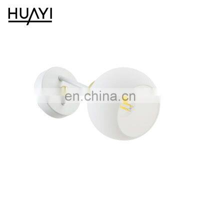 HUAYI Cheap Price E27 Gold Hotel Home Bedroom Living Room Bedside Indoor Decorative Modern Wall Light