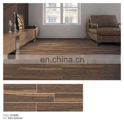 Outdoor Wood Look Texture Wall Finish Grain Like Porcelain Ceramic Tiles