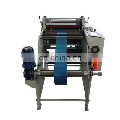 PET PVC PE PP film roll to sheet cutting machine