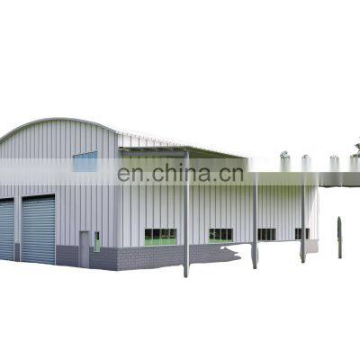 Low Cost Prefabricated Steel Structure Workshop Warehouse Hangar Drawing