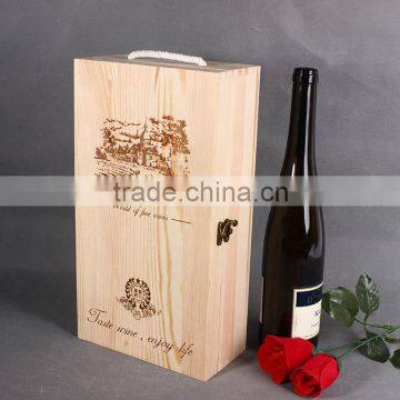 High Quality Cute Wine Gift Box,Wooden Packaging Wine Box,Hot Popular Luxury
