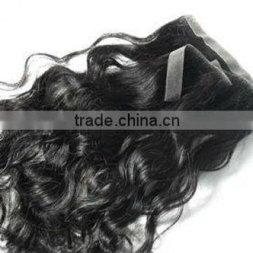 Indian Remy Human Hair Extension/Human Hair Weft/PU Skin Weft