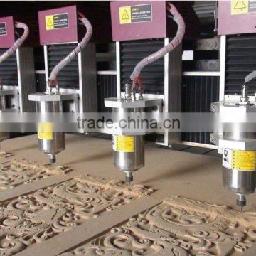 1300*2500mm Work Desktop Easy Used CNC Router 4axis Machine For hot sale