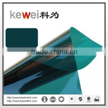 N-blue silver Decorative buidling window film covering with high UV protection