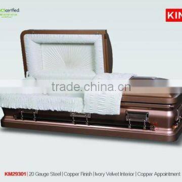 KM29301gauge steel casket