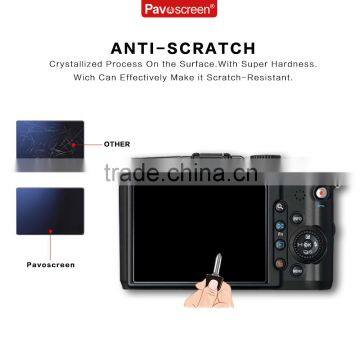 Pavoscreen 9H Hardness Anti-Scratch Protective Film For Olympus E-M5 DSLR Camera Tempered Glass Screen