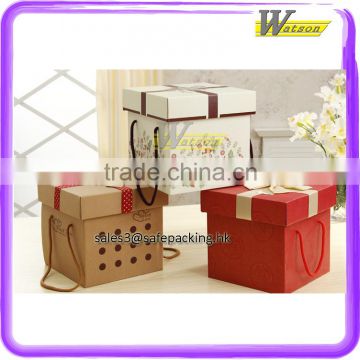 Luxury Hight class Square gift box with rope