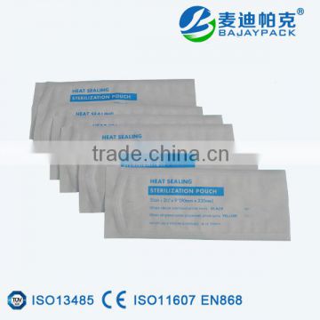 Factory Directly Supply Disposable Heat Sealing Sterilization Flat Pouch with Customized