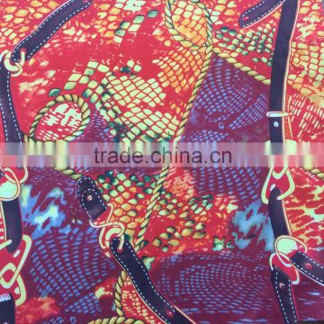 paper printing polyester spandex Scuba fabric