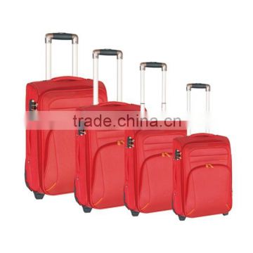 BS205 2015 new design soft trolley case/Zip luggage/Soft Luggage/eva luggage/eva suitcase/four wheels trolle case
