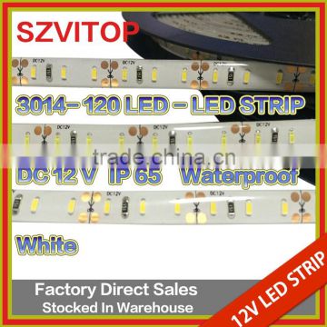 SV SUPERNIGHT 5m 3014 SMD Super Bright Flexible LED Strip Lights - white Waterproof IP65 600LEDs 12V DC input voltage
