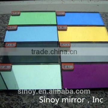china colored mirror supplier, colored mirror factory with ISO SGS certificates