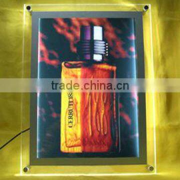 2013 pop acrylic LED wall display