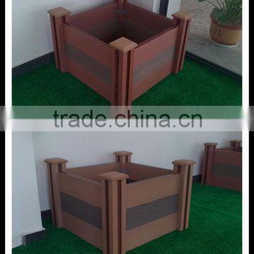 Colourful and insect-proof building material, yuante wood plastic composite/wpc flower box