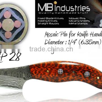 Mosaic Pins for Knife Handles MP28 (1/4") 6.35mm
