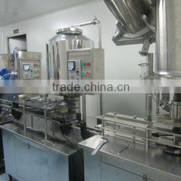 Inline type bottle washing filling and capping machine