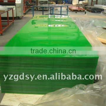 Green glossy PVC sheets