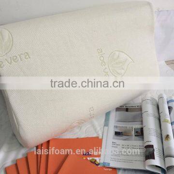100% polyester memory foam pillow forchina facotry memory foam pillow LS-P-028 medicated pillow