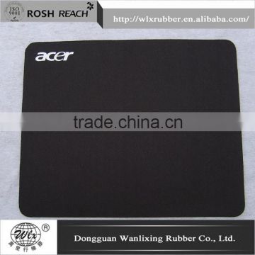 Plastic mouse pad customized with low price