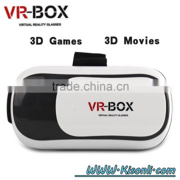 2016 hot product 3d vr glasses virtual reality for 4.7-6.0" mobile for iPhone 3D VR glasses