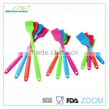 Alibaba hot sell colorful silicone barbecue brush with long hand