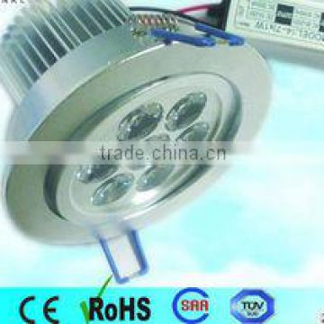 High power 7W LED led aluminum downlight in china