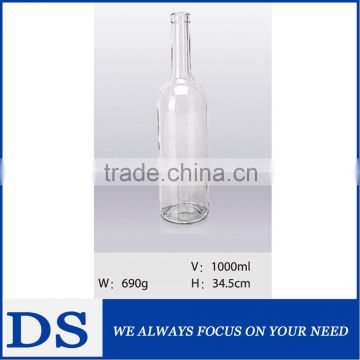 Cylinder brandy glass bottle wholesaler