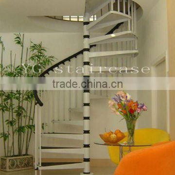 Modern glass stairs 9002-7 for indoor