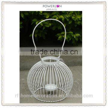 Decorative Outdoor Wire Metal Hanging Candle Holder