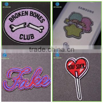 2016 Cheap 3d Rubber Patch Embroidery Patches Custom Logo